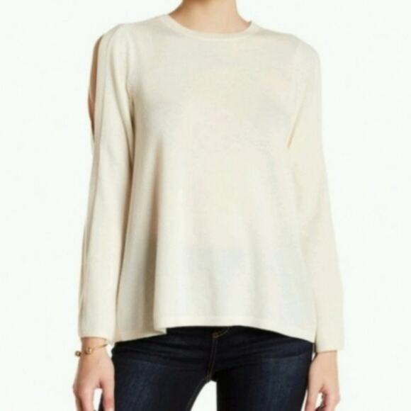 Joie Cashmere Blend Amalyn Cold Shoulder Sweater Size XXS - Picture 6 of 6
